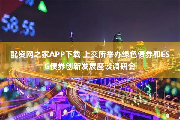 配资网之家APP下载 上交所举办绿色债券和ESG债券创新发展座谈调研会